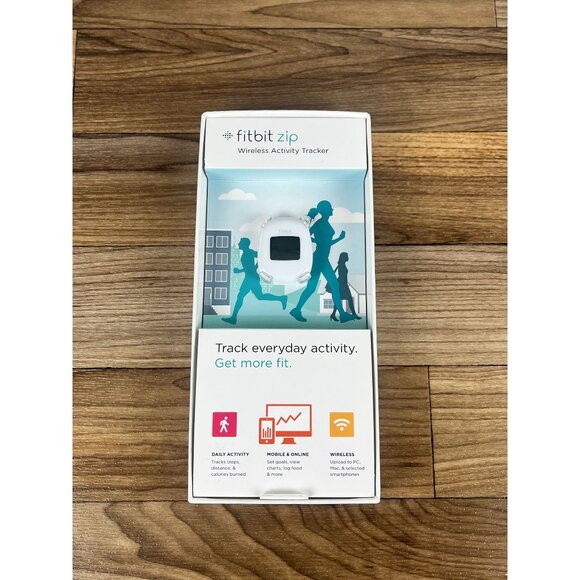 Fitbit Zip FB301VZ Wireless Activity Sleep Fitness Tracker White - Picture 1 of 8